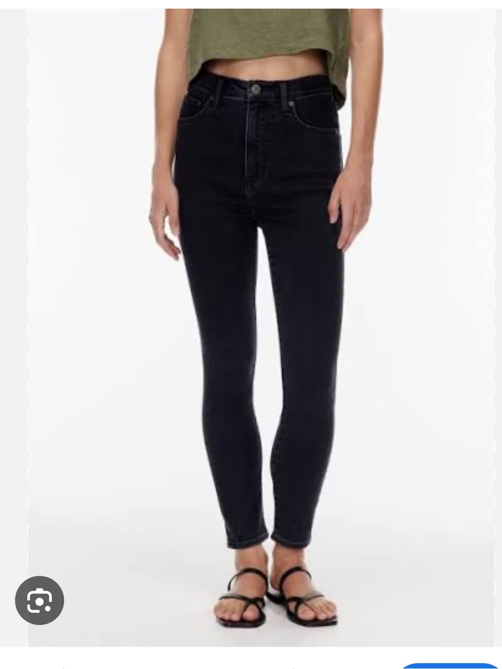 Denim Forum Black Lola high rise